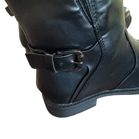 Pierre Dumas Barcelona black knee high boots Size 8M - Picture 3 of 16